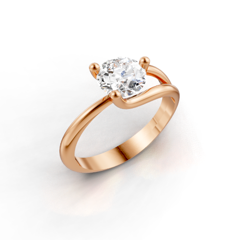 round-14k rose gold|round-18k rose gold